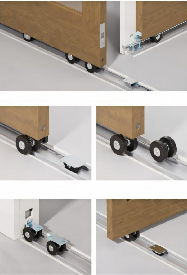 Replace Sliding Door Bottom Rollers