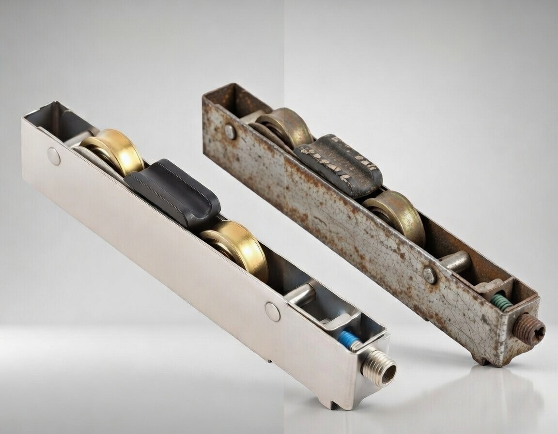  Заштитите ваљке клизних врата од временских прилика и оштећења од прљавштине